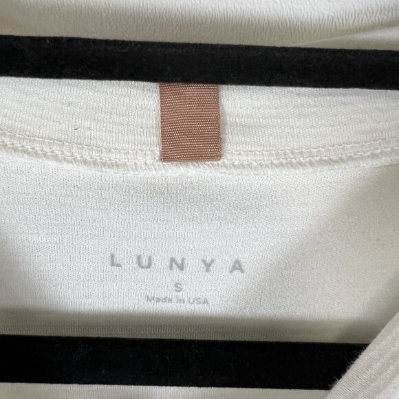 LUNYA Cool paneled sleeveless short‎ Mini dress white Lounge Wear Small Designer - Picture 4 of 9
